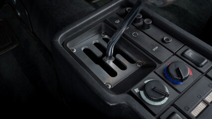 Gated shifter in a car