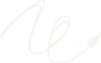 Curly Up Right Arrow