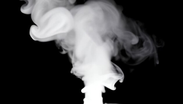 Delicate Wisps of Smoke: Capturing the Elegance and Mystery of Rising Smoke Trails