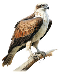 Obraz premium PNG Osprey bird vulture animal.