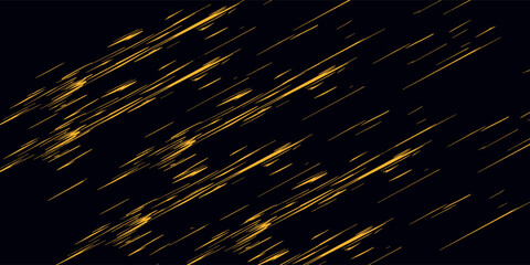 Halftone yellow dots pattern and black gradient grunge texture background. Dotted line comic sport style vector illustration.