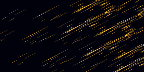 Halftone yellow dots pattern and black gradient grunge texture background. Dotted line comic sport style vector illustration.