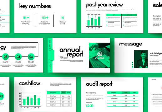 Annual Report Presentation Layout
