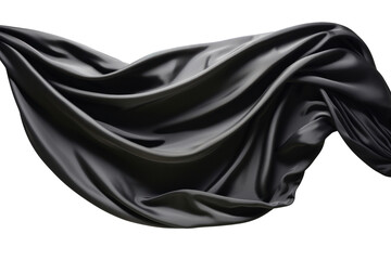 PNG Black silk fabric textile white monochrome.