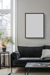 Minimalist and Cozy Modern Living Room with Stylish Decor and Furnishings