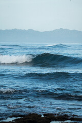 waves on the sea blue pretty surf