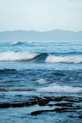 waves on the sea blue pretty surf