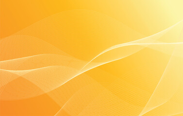 yellow abstract background wavy lines