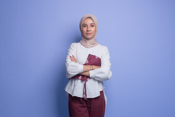 Young Pretty Modern Muslim Woman in Hijab