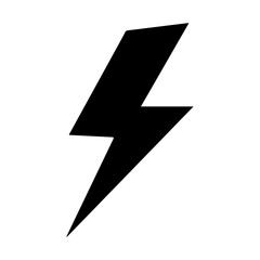 flash lightning bolt icon. Electric power symbol. Power energy sign, vector illustration 