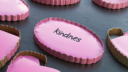 concept for sharing love, helping others, charity. World Kindness Day. Act of kindness. Celebrate kindness. Spread positivity and tolerance.