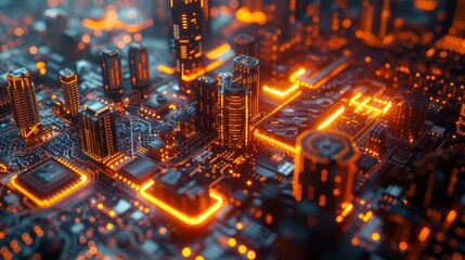 Obraz premium Advanced data-driven methods for smart resource allocation, highly detailed, photorealistic