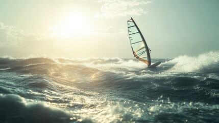 Windsurfing in the Golden Hour