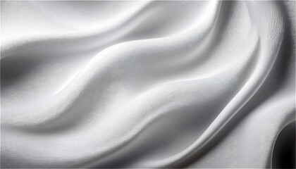 波打つ白色の写真,白色の布