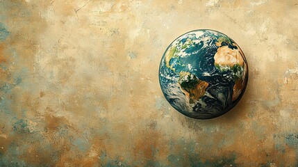  Wall with paint peeling, Earth photo attached