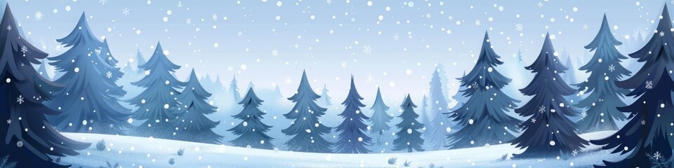 Fototapeta premium winter forest.