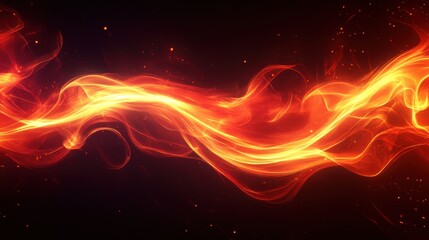 A vibrant fondo fuego with bold, swirling flames and a dynamic, energetic feel