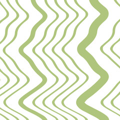 Abstract wave line pattern. Abstract seamless vector pattern trendy retro psychedelic background. Vector art design