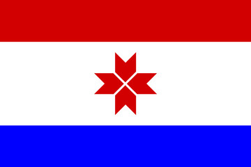 Flag of Republic of Mordovia (Russian Federation, Russia) 