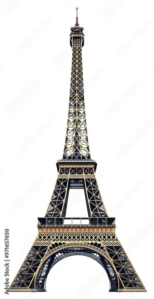 Poster png an eiffel tower tower architecture landmark.