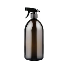 Dark amber spray bottle