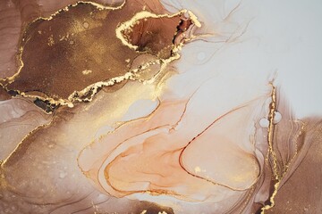 Original artwork photo of marble ink abstract art. High resolution photograph from exemplary original painting. Abstract painting was painted on HQ paper texture to create smooth marbling pattern.