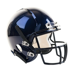 Naklejka premium A navy blue football helmet