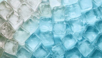 Abstract background with ice cubes