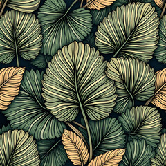 leaves pattern