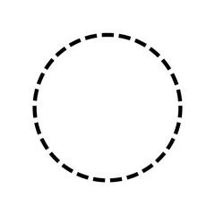 circular dotted frame