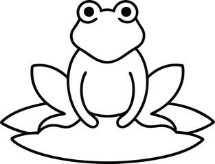 Tree Frog Serenade Vector Adventures on a Lily Pad
