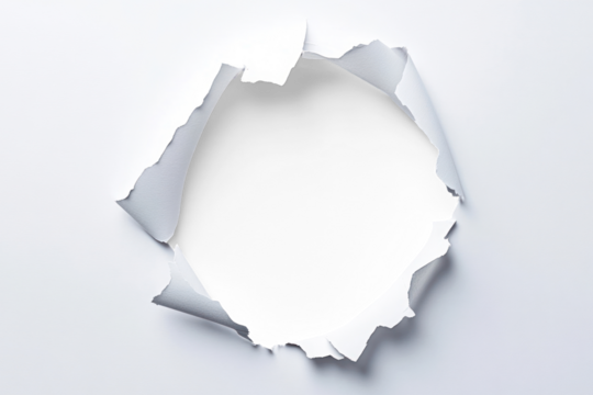 PNG Cricle hole in white paper background design abstract.