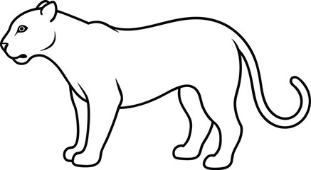 Tiger for kids coloring book