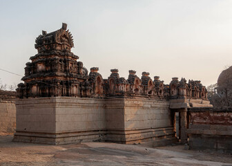Fototapeta premium Rama Temple Complex on Malyavanta Hill in Hampi. India.