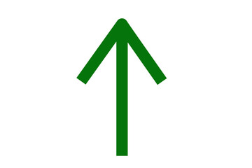 green arrow graph sign up direction png file