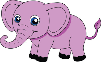 Elephant vector silhouette illustration art