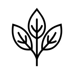 seed icon or modern line symbol. Vector line art and icon design with bold outline. Black and white Pixel Perfect minimalistic symbol isolated white background. Silhouette simple thin sign