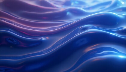 Fototapeta premium Soft liquid light waves with seamless gradient background