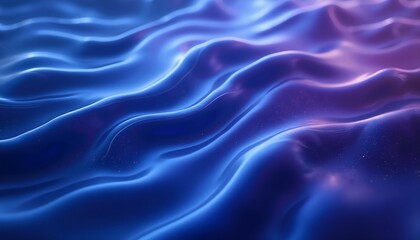 Obraz premium Fluid abstract gradient with luminous glossy waves