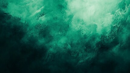 abstract emerald green gradient background generative ai