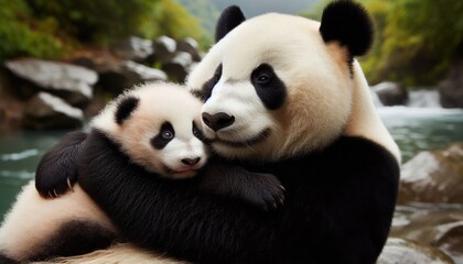 Panda Bear and Cub