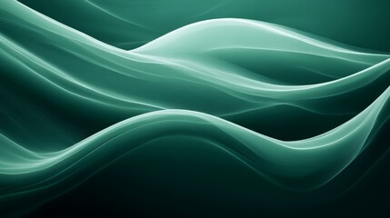 abstract green gradient background generative ai