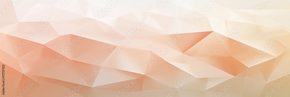 Poster Abstract Geometric Background in Soft Pastel Tones