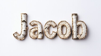 Personalized postcard perfect for decor created in Birch Twig Letters.