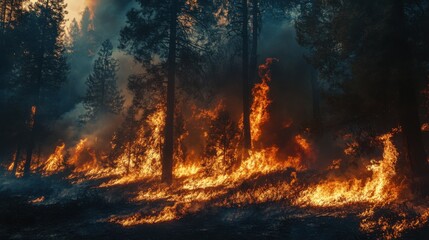 Wildfires Ravaging Northern California, Destroying Forests and Homes Amid Extreme Drought Conditions