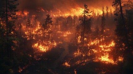 Wildfires Ravaging Northern California, Destroying Forests and Homes Amid Extreme Drought Conditions