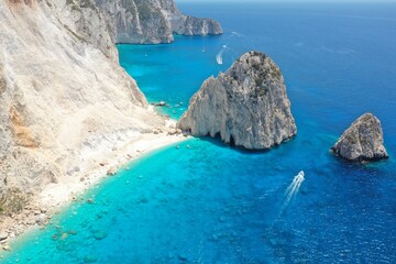 Iconic Myzithres Beach, Zakynthos Island 
