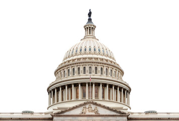 Obraz premium PNG Us capitol dome landmark architecture authority.