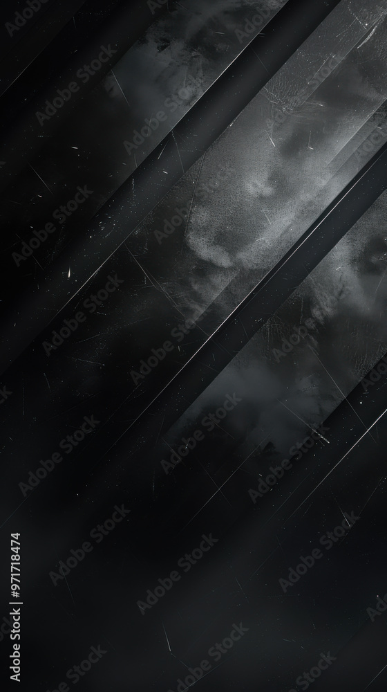 Aufkleber abstract dark background with textured surfaces and subtle light reflections
