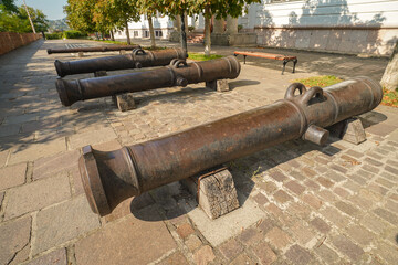 old canons of the Budapest Castle